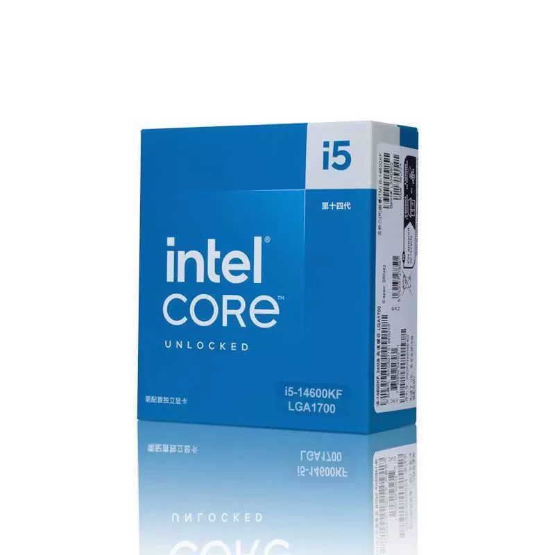(Box) Core i5-14600KF новый процессор 14 ядер 20 потоков для настольного компьютера, 14‑е поколение