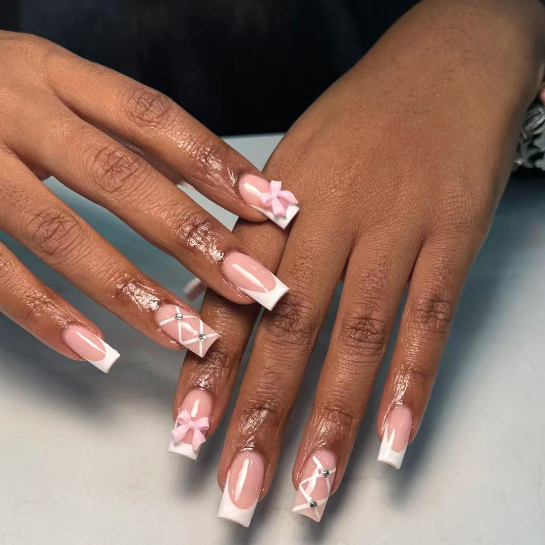 X-0457 착용 갑옷 유럽과 미국의 프랑스 스타일 매니큐어 활 플래시 다이아몬드 24 조각 이동식 공장 아울렛