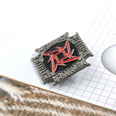 Yaxa sancaqları metal band enamel pin