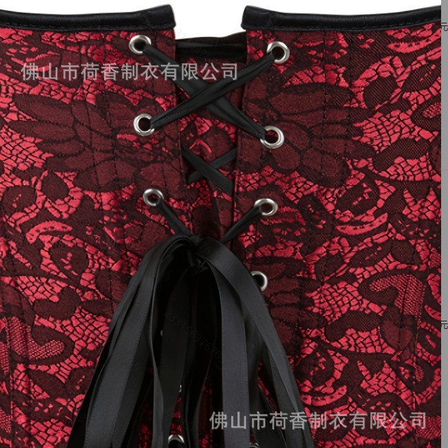 Botón negro y rojo de fila única sin correa de hombro para el pecho de la mujer ropa de forma Amazon AliExpress suministro de comercio electrónico transfronterizo