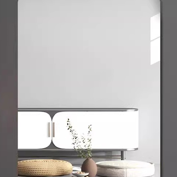 Soft Mirror Wall-Mounted Self-Adhesive Bathroom Household Acrylic Full-Length Mirror Bathroom Face Wash Makeup Mirror High-Definition Punch-Free