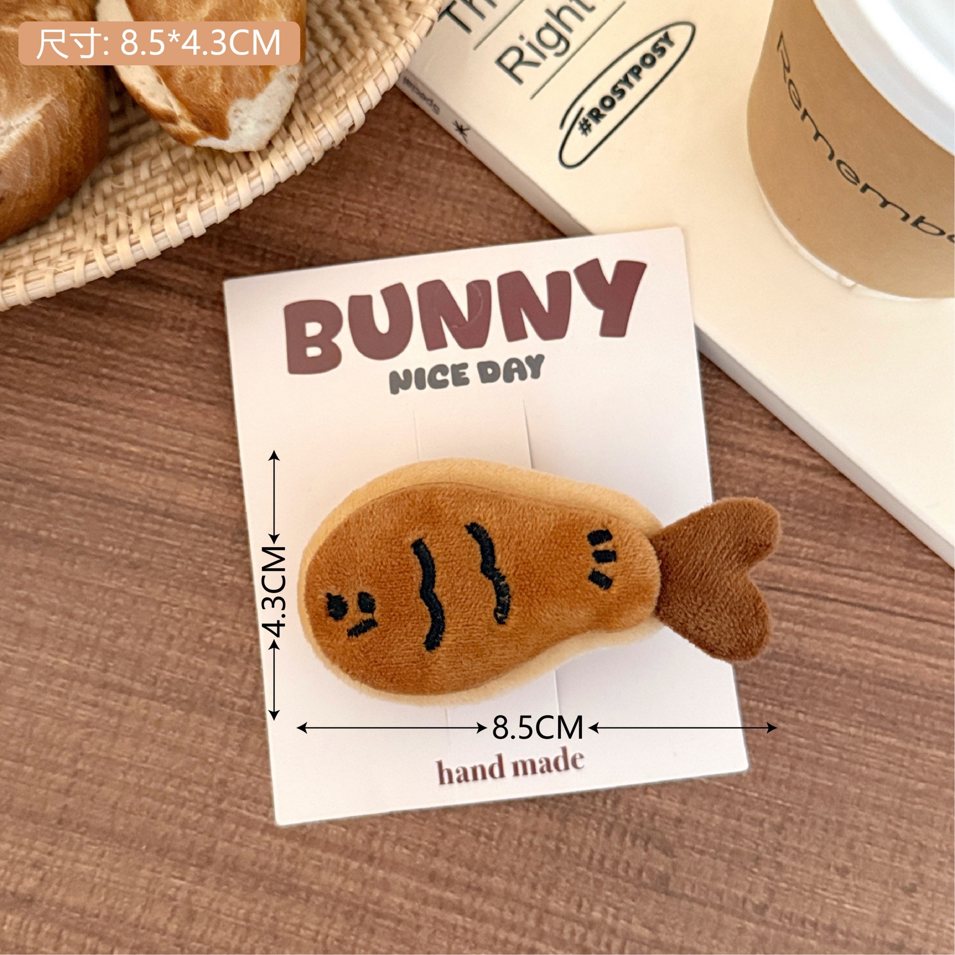 Tengyi original lindo muñeca de dibujos animados clip para el cabello primavera y verano clip para el mar clip para niños accesorios versátiles