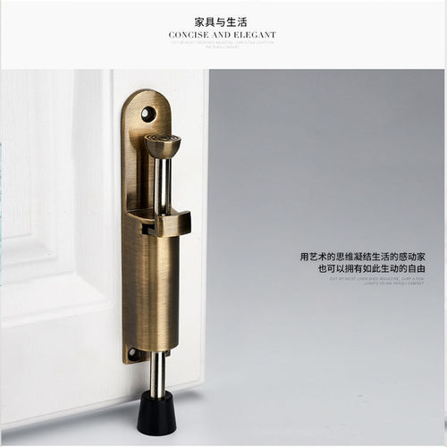 No punching stainless steel door system, extended foot door brake, door positioner, foot door suction, fixed at any angle