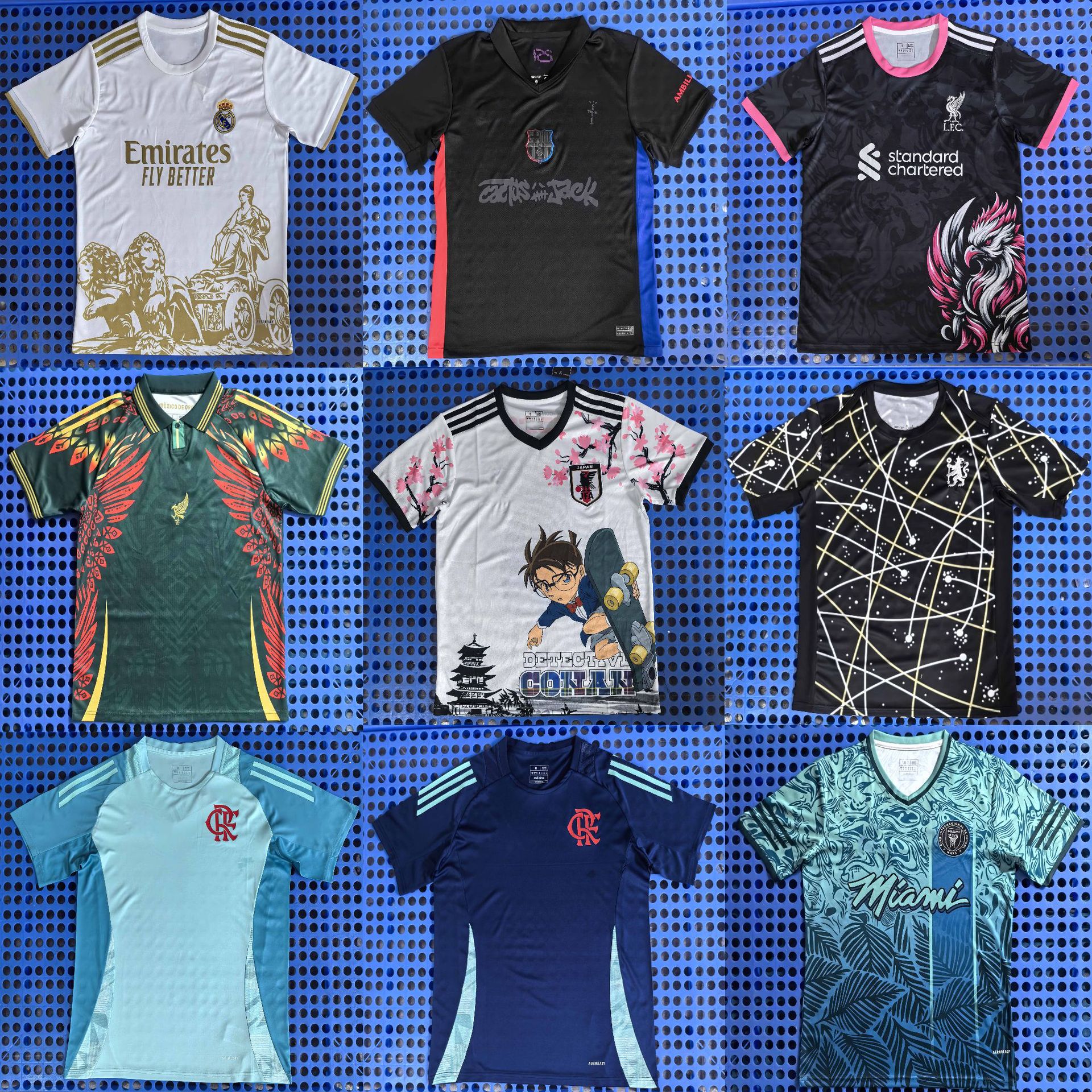 Special edition Chelsea Liverpool Real Madrid Flamengo Barcelona Miami gradient Manchester United Armenia jersey