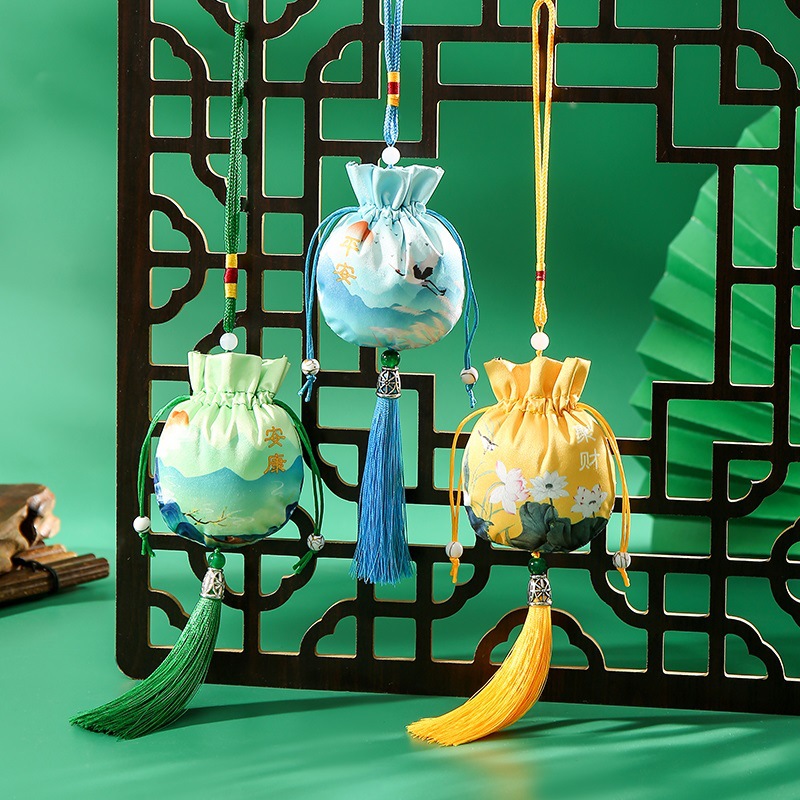Dragon Boat Festival ancient style sachet, peace and happiness bag, amulet, empty bag, cloth bag, pouch, sachet, portable pendant 