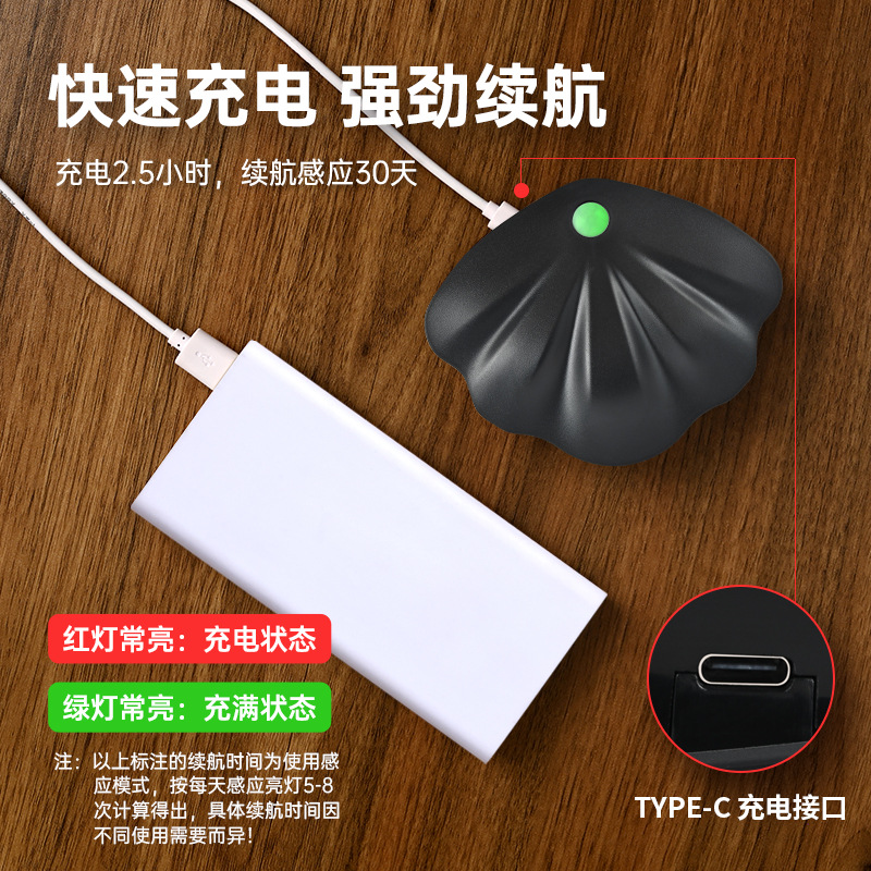 Cross-border new smart wireless magnetic indoor wall light night light, charging LED motion sensing light, doorplate light