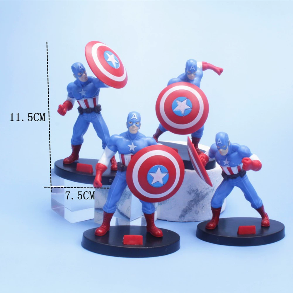 Фигура (Zhu Zhu) Капитан — крупная база PVC герой-модель, 4 стиля, десерт и настольное украшение