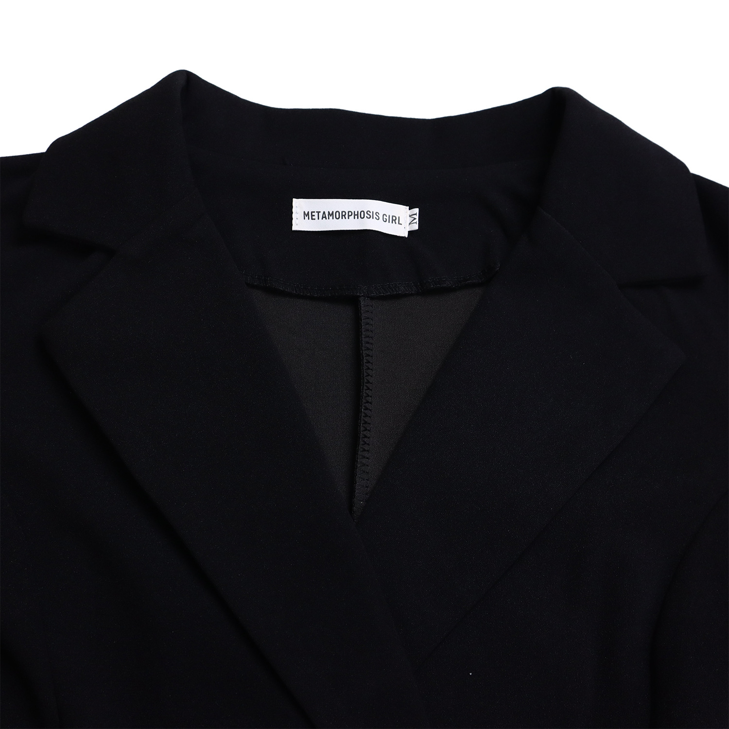 Abbigliamento da donna Autunno e inverno Moda Completo colletto elegante abito plissettato_voghion.com