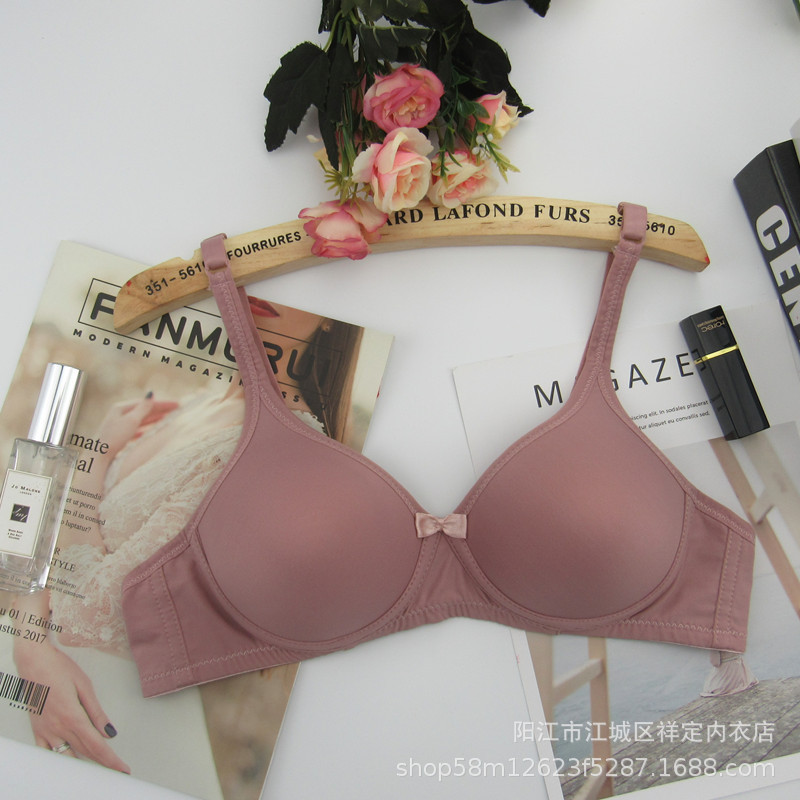 Yingqi bra thin Cup 993 two breasted small chest mother middle-aged and elderly women a Cup underwear