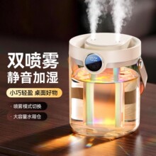2026跨境新款双喷加湿器静音大雾卧室补水孕妇家用婴儿大容量客厅