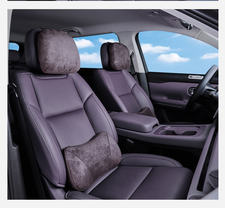 Suitable for 26 Models of Leapmotor C10 Headrests, Special Neck Pillows, Neck Cushions, and Matching Lumbar Support Cushions, Car Headrest and Lumbar Support Set