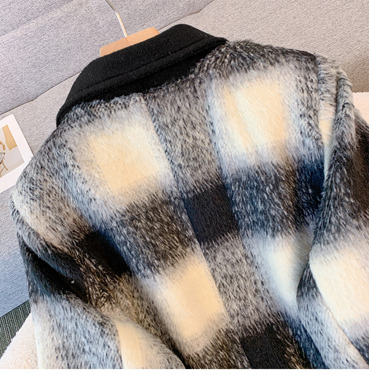 Elegant Women's Woolen Coat For Autumn And Winter Plus Size_voghion.com