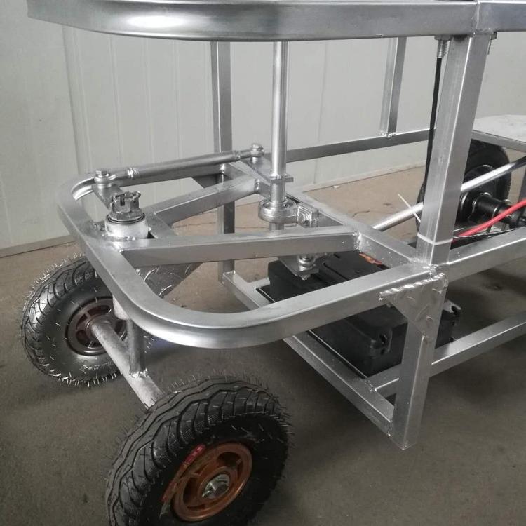 Gran capacidad de carga eléctrica para la observación de gallinas de baja velocidad de prevención epidémica de vehículos de patrulla artificial