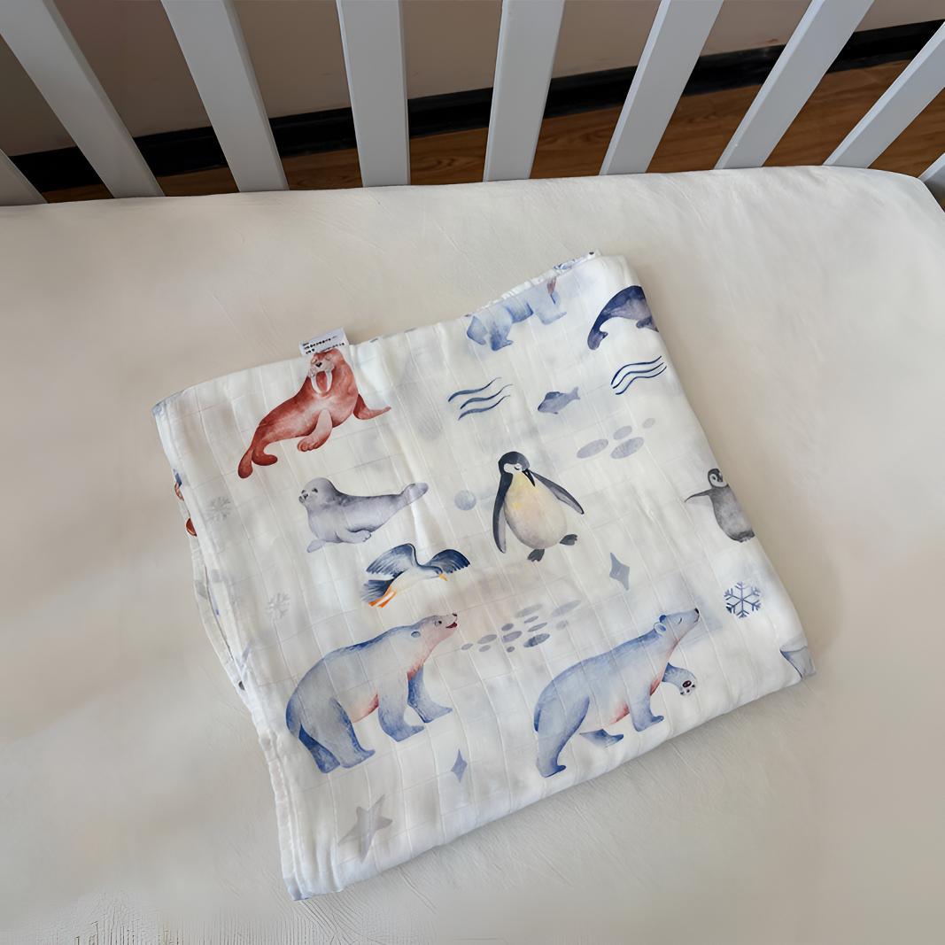 Pañuelo de gasa para recién nacidos, manta de bebé de algodón de bambú transpirable, bufanda de bebé, sala de partos, toalla cuadrada grande, manta