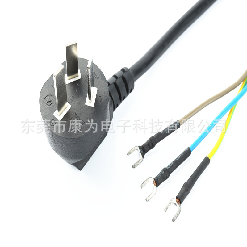 电源线厂家 打印电脑主机适配器3芯插头线 国标品字电饭煲连接线