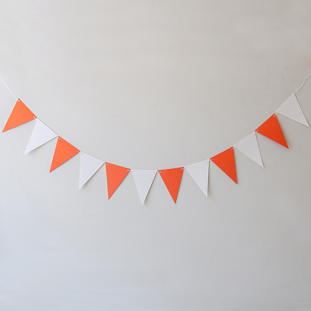 Bandera Triangular con Patrón de Ondas en Papel Dorado, Decoración de Cumpleaños, Pancarta Festiva, Decoración de Fondo para Fiestas, Accesorio de Fondo, Bandera Triangular