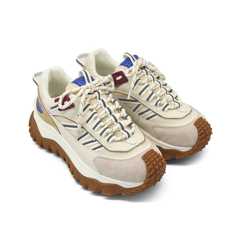 2025年秋冬新作 ダッドシューズ レディース 厚底 スニーカー レースアップ カジュアルシューズ タイヤシューズ 卸売