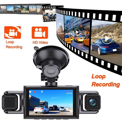 Driving recorder four-channel WiFi HD dashcam