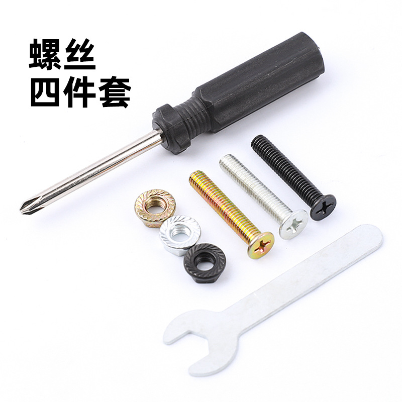 Kit de accesorios de hardware cepillo de desherbación accesorios de cepillo de techo al por mayor llave destornillador M6 conjunto de tuercas de tornillo