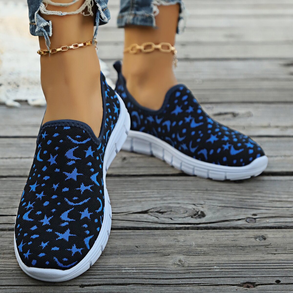Damen Sneaker Aus Atmungsaktivem Mesh Für Den Freizeitbereich_voghion.com