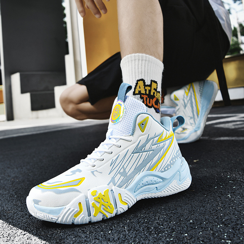 Youth Basketball Shoes for Men 2024 Autum Breathable Student Sports Shoes Wear-Resistant Non-Slip Kidsren's Kobe Boots Sneakers for Women