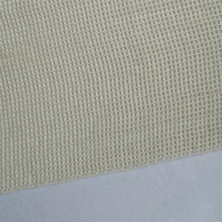 2022 gran agujero de diamante 100% algodón malla tela de bolsa de lavandería gris image 4