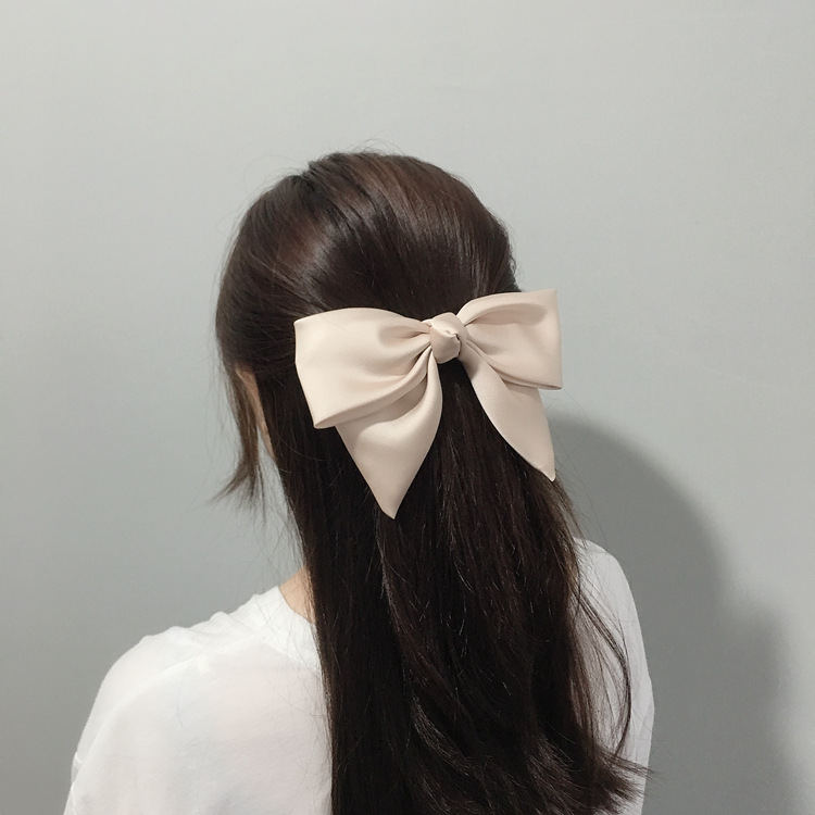 Women's Elegant Simple Style Bow Knot Cloth Hair Clip display picture 5