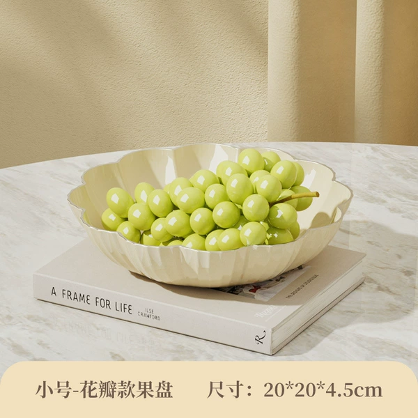 Small, cream, fruit