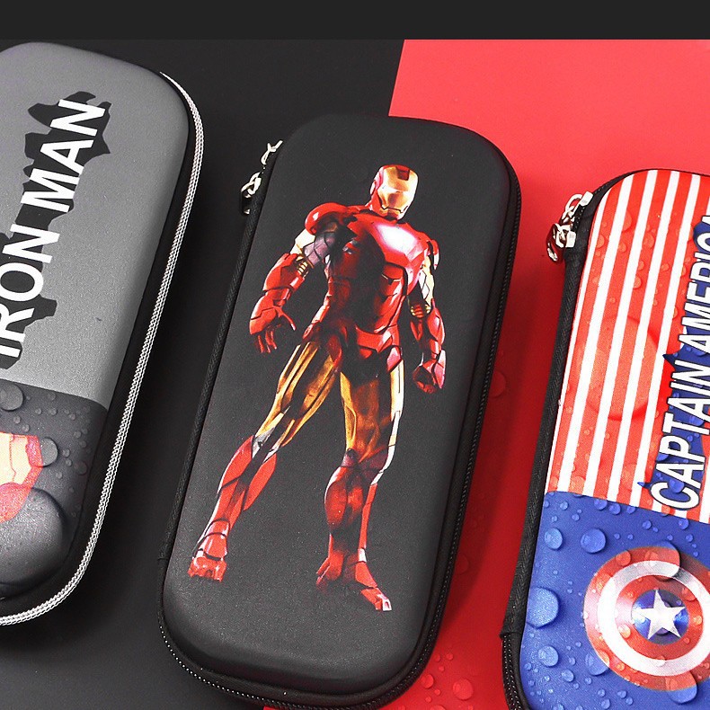 Factory wholesale EVA hard shell pencil case large capacity primary school students men and women large capacity pencil box printing LOGO