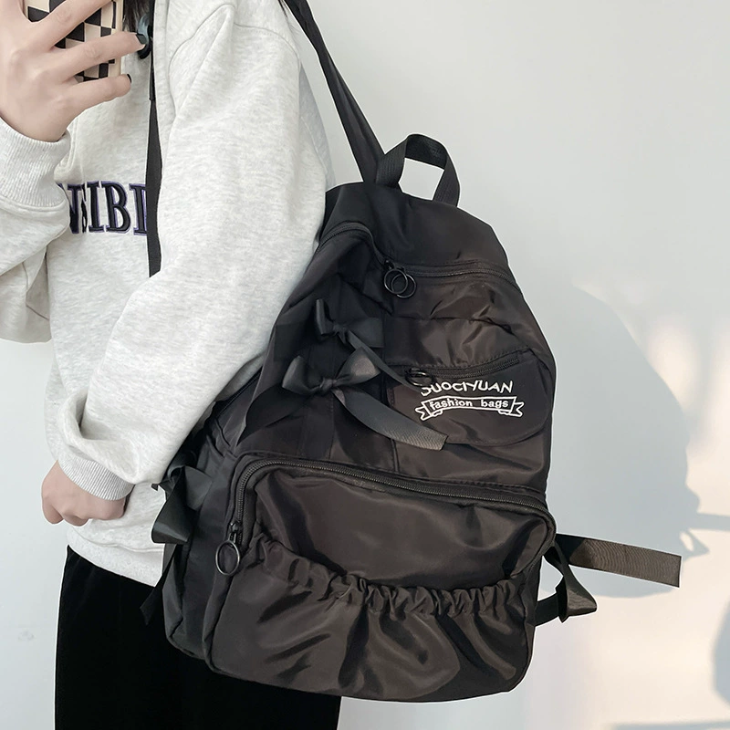 Japanese cute school bag with bow, backpack, shoulder bag