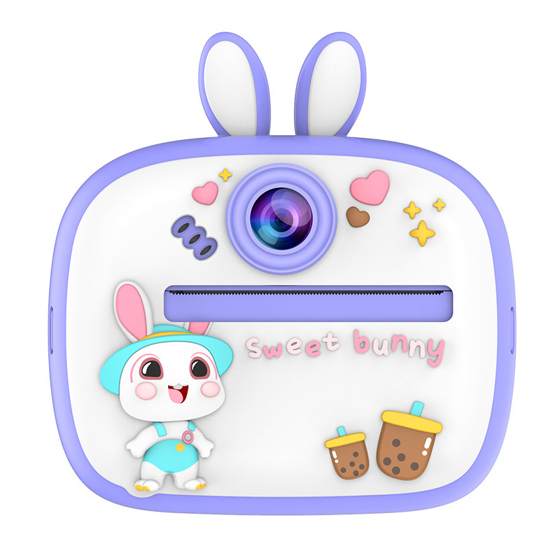 Cross-Border New High-Definition Children's Educational Instant Camera Toy Cartoon Children's Instant Camera Portable Model