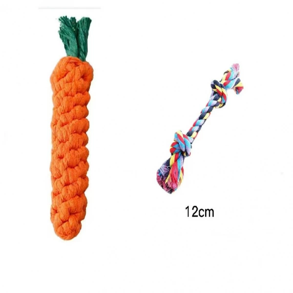 Carrot + small knotted rope