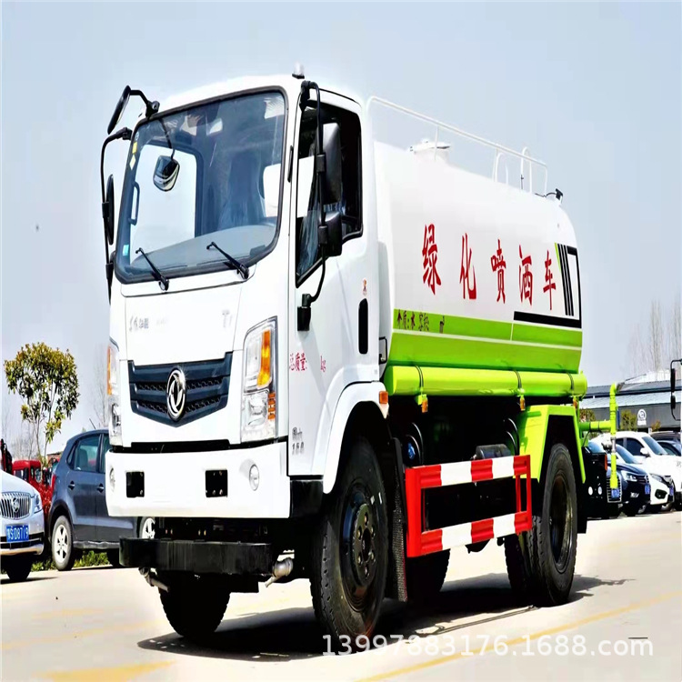 程力威牌东风华神T1云内150马力发动机9立方果园浇灌打药车价格低