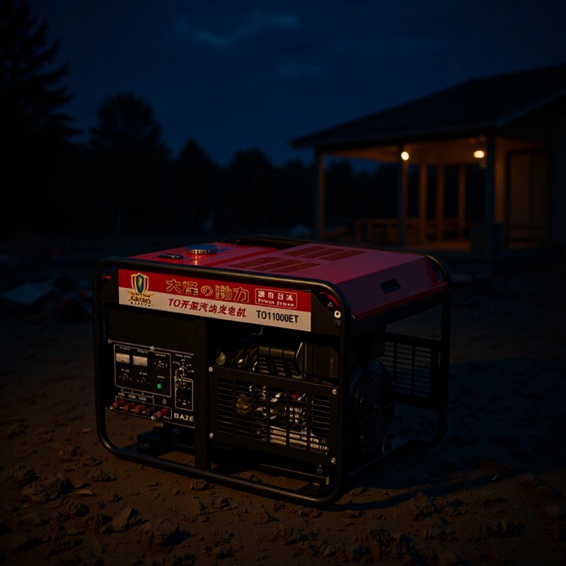 指导价格大泽动力10KW汽油发电机TO11000ET-S汽油发电机组 单三相