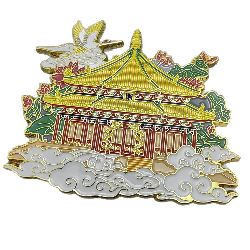 厂家直供文创冰箱贴 金属风景立体建筑冰箱贴可印logo旅游纪念品|undefined