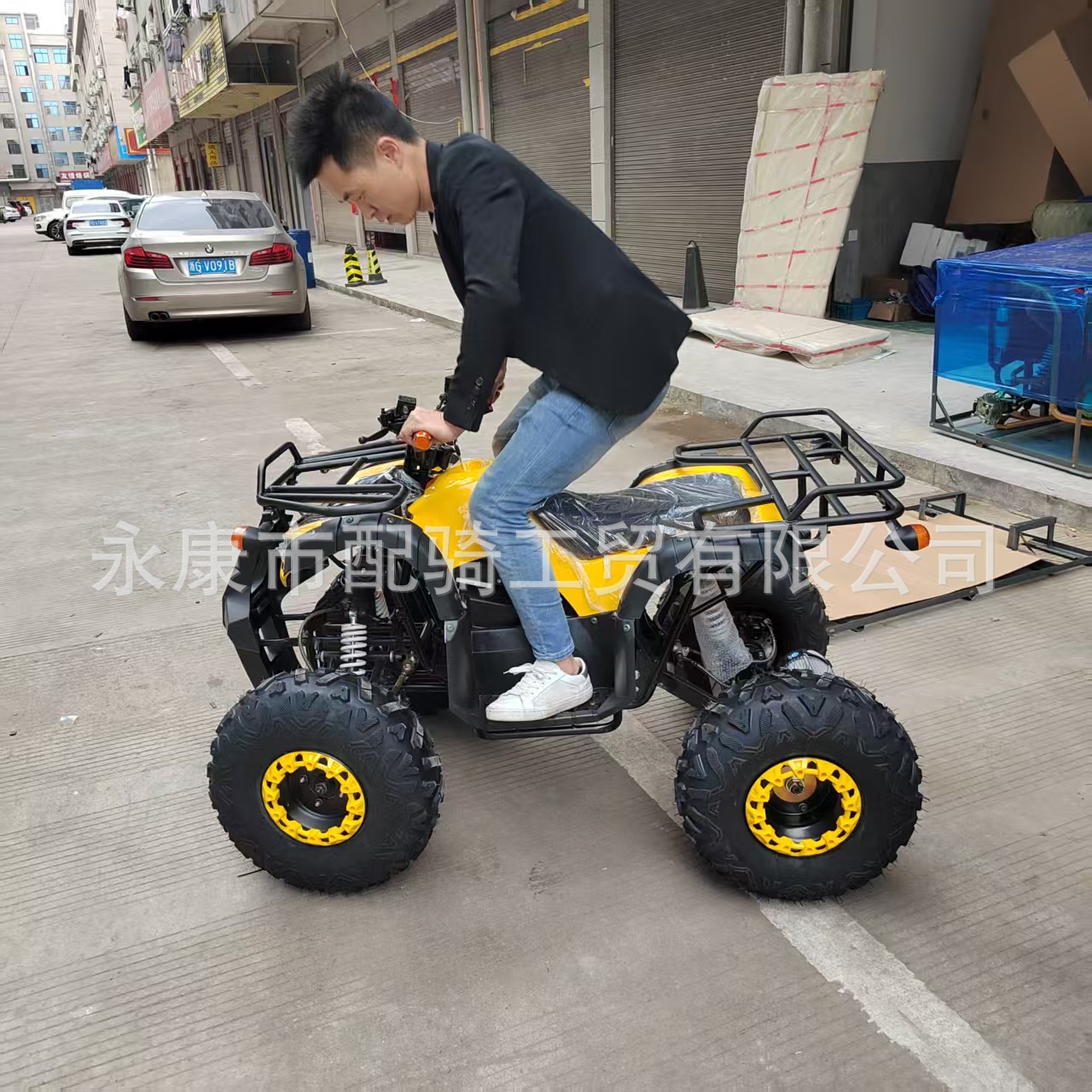 Factory Direct Sales Electric Little Bull Beach Car All-Terrain Mountain Off-Road Vehicle Four-Wheel Off-Road Atv Motorcycle