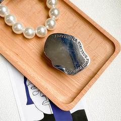 Electroplated metal mirror surface adhesive expandable desktop airbag phone stand sturdy portable glossy personalized European and American style