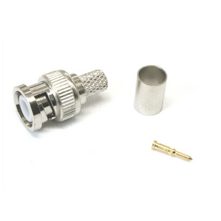 Connector BNC三件套  bnc冷压三件套  bnc压接三件套 RG59三件套