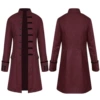 Jihua Medieval Men's Clothing [Jujube Red]
