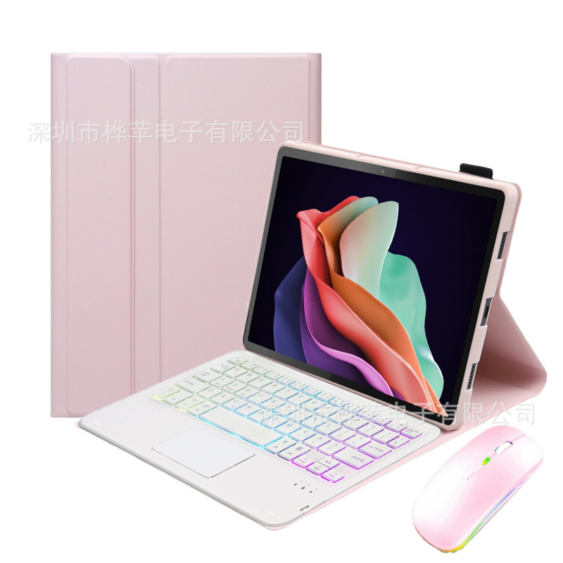 Lenovo Tab 10.1 2025タブレットワイヤレスbluetoothキーボードレザーカバーはLenovo 10.1ケースに適用されます|undefined