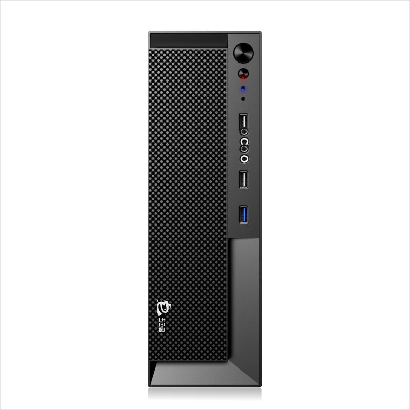 五色魚t3miniデスクトップ小型ケースmatxデスクトップパソコン本体立ち上げ可能オフィス電源セット黒|undefined