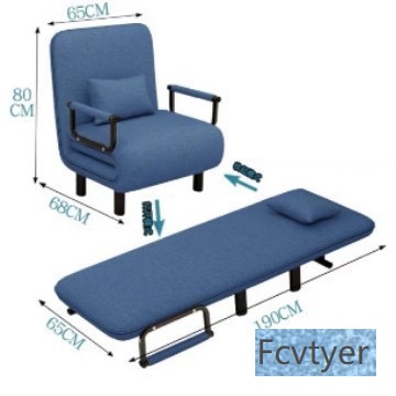 Changyuebang Internet Celebrity Foldableing Sofa Bed Dual-Purpose Apartment Simple Foldableing Multi-Functional Sofa Fabric Small Apartment Sofa