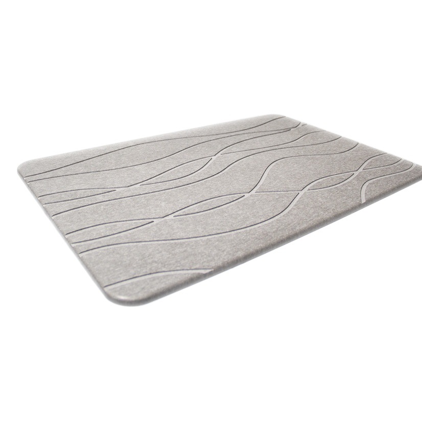 Alfombra de piso de baño barro de diatomeas alfombra dura antideslizante absorbente de diatomita entrada inodoro alfombra de piso al por mayor