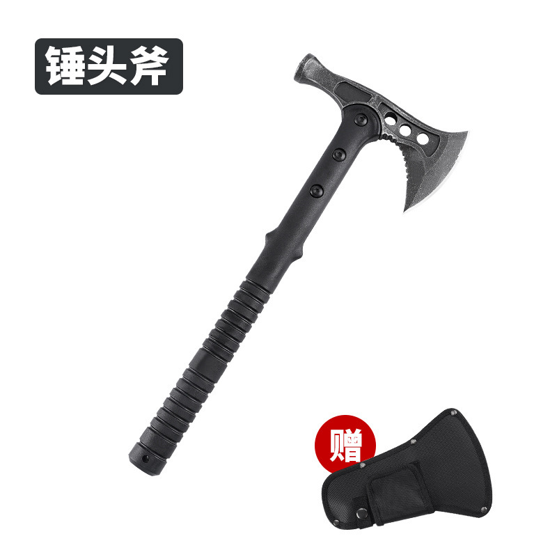 多機能戦術斧開山斧刀屋外防身生存武器野外切り株|undefined