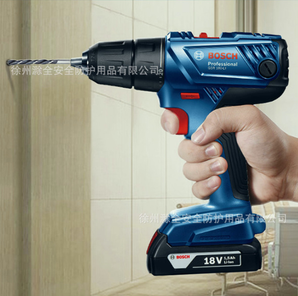博世GSR180-LI锂电冲击钻充电家用手电钻博士18V手枪钻电动螺丝刀
