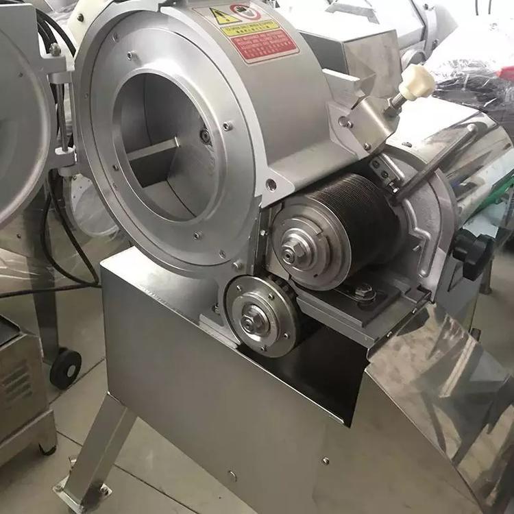 Máquina de corte tridimensional para frutas y verduras, equipo de corte automático de patatas, granulador de frutas congelado de alta velocidad