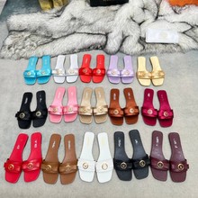 픰���Ƥ��Slippers Slides  ƽ��Ů��Ь