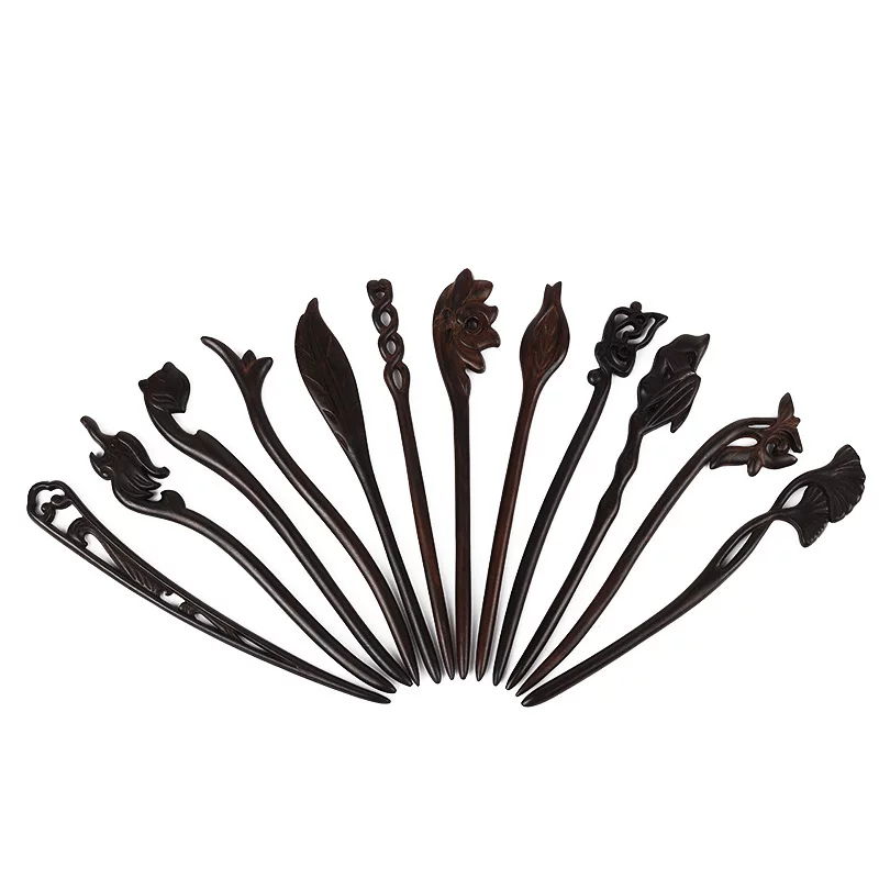 Китайская шпилька для волос sandalwood, Hanfu, шпилька, аксессуар, китайский стиль