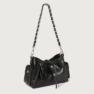 One-Shoulder Phone Bag, Capacious Summer Shoulder Bag, Chain Strap, 2 Colors