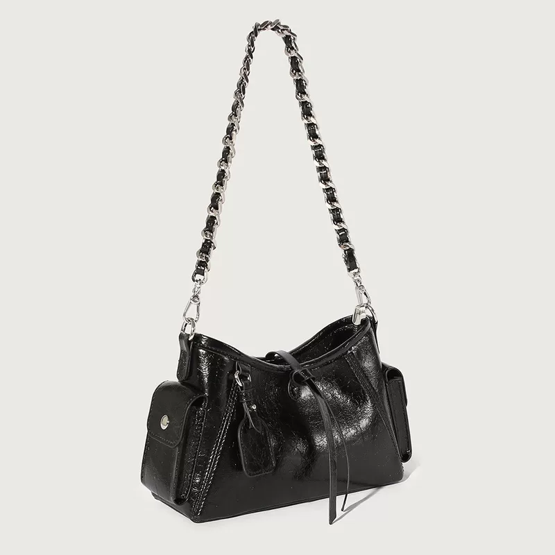 One-Shoulder Phone Bag, Capacious Summer Shoulder Bag, Chain Strap, 2 Colors